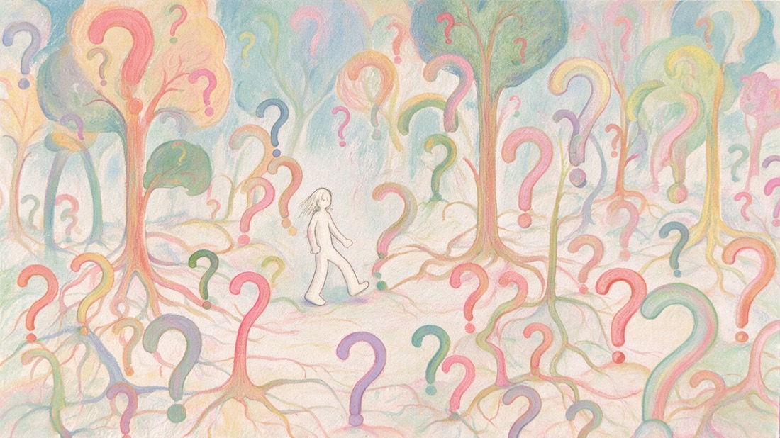 question-mark plants in the interrogation